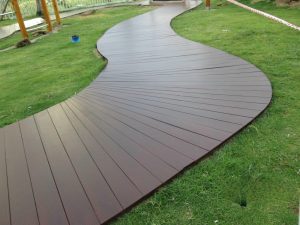 Thanh gỗ xi măng ốp sàn ngoại thất
