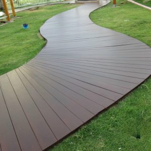 Thanh gỗ xi măng ốp sàn ngoại thất